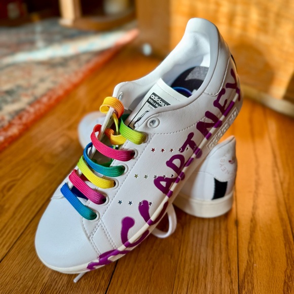 Adidas Stella McCartney x Sam Smith White Sneakers || NWT NWOB - Picture 2 of 4